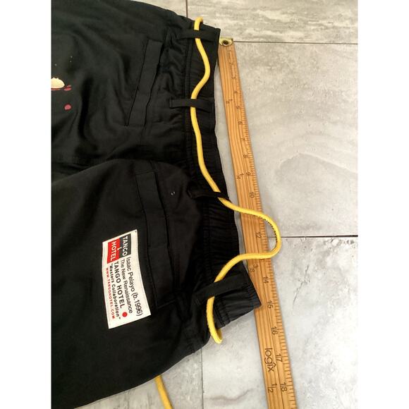 TANGO HOTEL Men's Isaac Pelayo Grapic Woven Pants Size L - Picture 3 of 5